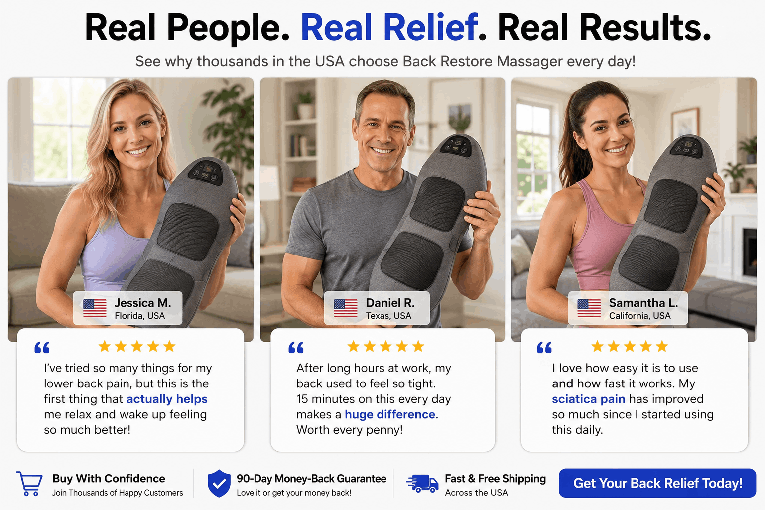 Back Restore Massager Reviews